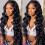Peruca Lace Front de Cabelo Humano Pré-Desbastada com Ondas HD, Preta, 71 cm (28 polegadas) 3