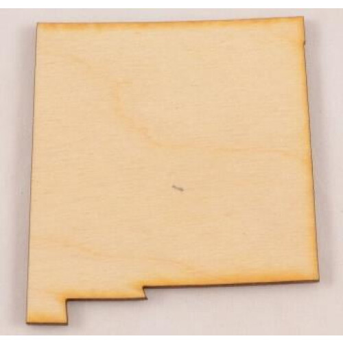 1 Pc, Medium 11.75" X 12" X 1/4" Thick New Mexico State Cutout