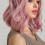 Parrucche rizadas Dekaim Parrucche corte Bob Parrucche rosa Bob per mujer 3