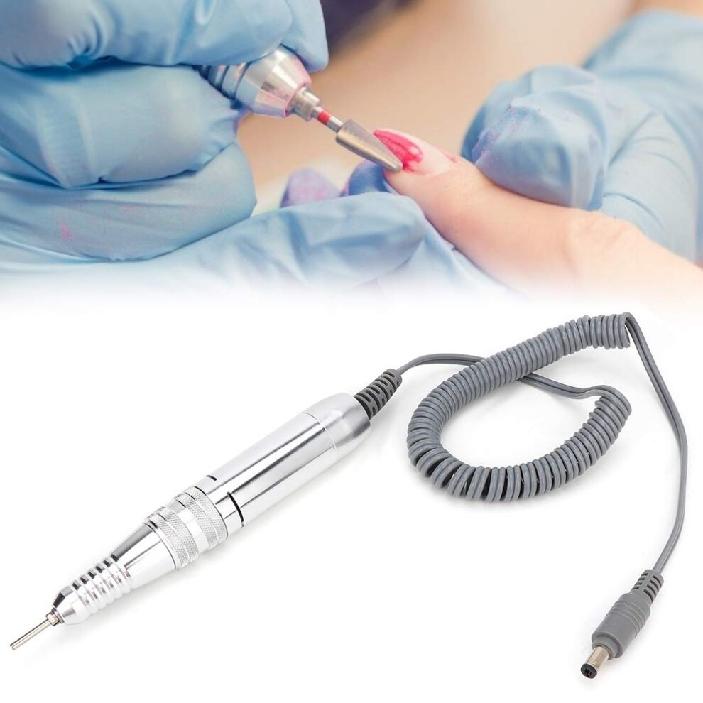 Electric Nail Drill Handle 25000 RPM Speed Stainless Steel Pen for Manicure Pedicure