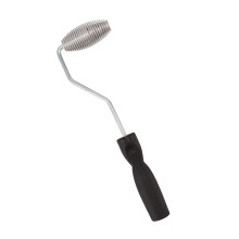 Rouleau à bulle en fibre de verre, outil en alliage d'aluminium, poignée en plastique, rouleau olive, type C