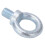 2PCS M22 Galvanized Carbon Steel Eyebolts for Lifting, Deep Threaded 4