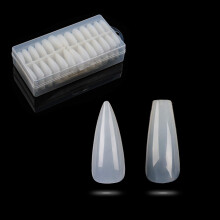 504Pcs Coffin Nail Tips Set Full Cover Fake Nails 10 Sizes Easy DIY Salon Style