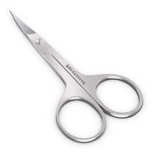 Cuticle Scissors Stainless Steel with Precision Curved Blades for Manicure Nail and Eyebrow Grooming