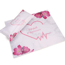 Nail Art Hand Rest Cushion with Comfortable Support, Waterproof PU Leather Manicure Pillow for Salon