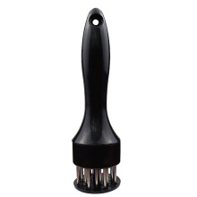 Stainless Steel Meat Tenderizer Needle Tool for Beef Chicken Pork Fast Marinade Absorption Black