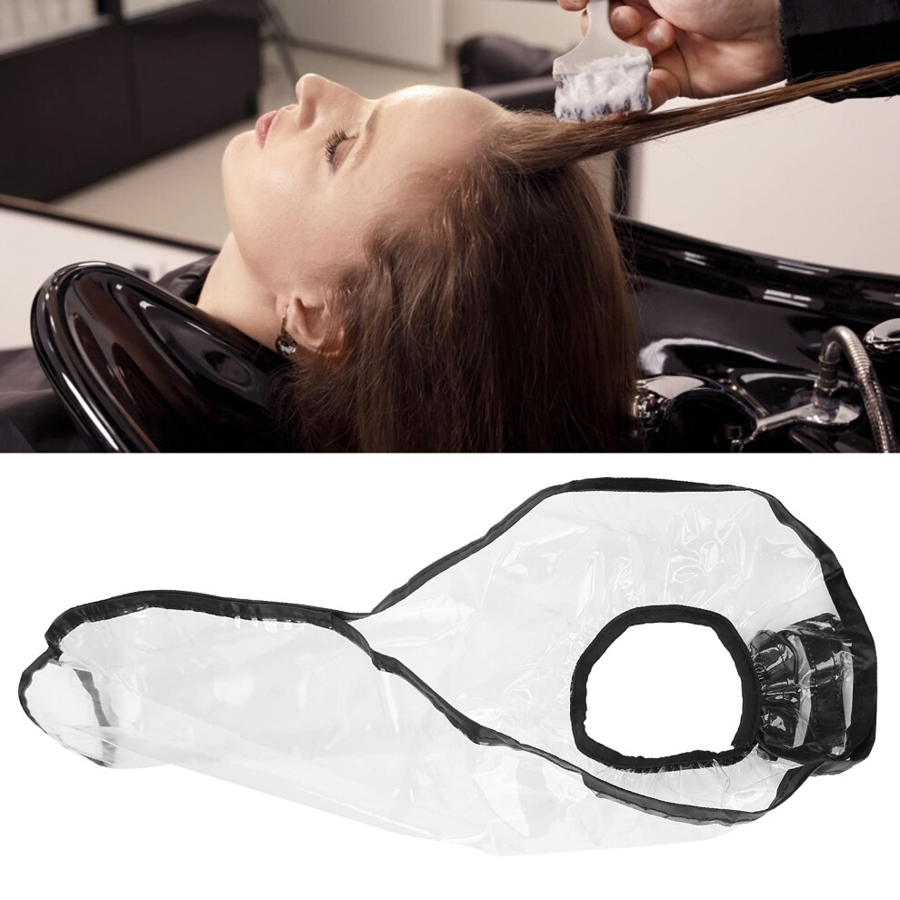 Hair Washing Funnel for Elderly with Comfort Fit Elastic Edge, Shampoo Rinse Cape for Salon and Home