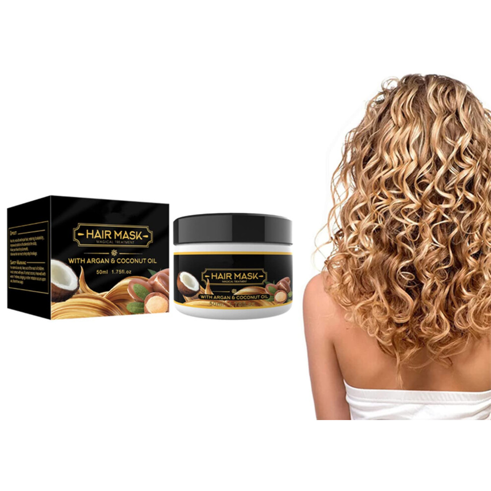 Keratin Hair Mask for Damaged Dry Frizzy Hair, Instant  and Deep Conditioning Treatment 1pc