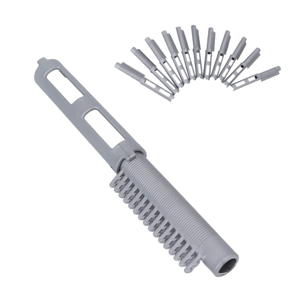 Grey Plastic Cold Wave Perm Rods For Uniform Curling And Reduced Hair Damage
