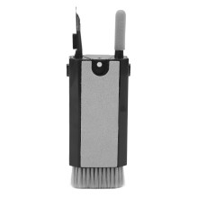 8-in-1 Telefon- & Laptop-Kameraobjektiv-Reinigungsbürste Schwarz