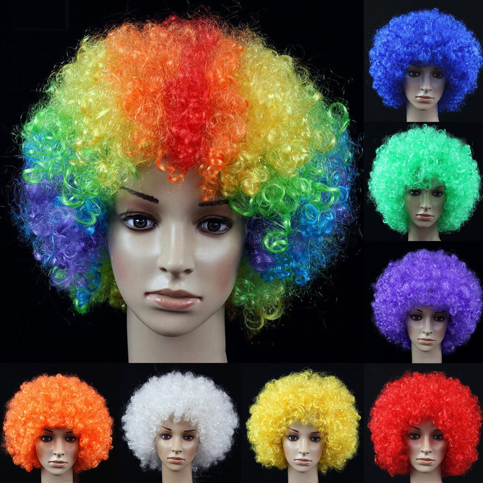 Unisex Purple Curly Party Wig Dark Fluffy Texture With Adjustable Cap For Women Cosplay And Parties