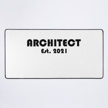 Een NIEUWE Architect Est.2021 - Bureaumat als afstudeercadeau voor architecten