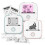 Jacenvly Mini Sticker Printer, Portable Bluetooth-Compatible Thermal Printer for Black & White Images, Includes Paper, Compatible with iOS/Android 5