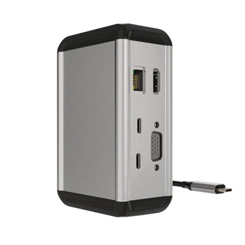 12in1 Κάθετος USB3.0 4K - Συμβατός αναγνώστης VGA TF Διαχωριστής USB-C Τύπου C HUB Προσαρμογέας