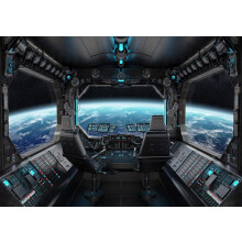 7x5 stôp vinylové pozadie interiéru vesmírnej lode futuristické sci-fi fotografické pozadie kabína kozmickej lode