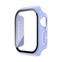 Gehärtetes Glas + Hülle für Apple Watch (38 mm, 40 mm, 41 mm, 42 mm, 44 mm, 45 mm, 46 mm), Displayschutzfolie & Schutzhülle für iWatch SE5, 6,
