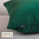 Phantoscope 18" x 18" Modern Dark Green Polyester Throw Pillow , ( 2 Count) 3