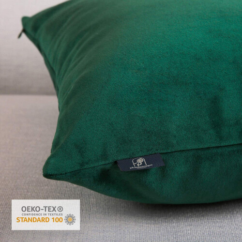 Phantoscope 18" x 18" Modern Dark Green Polyester Throw Pillow , ( 2 Count) 2