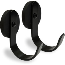 Lot de 2 supports magnétiques pour couronnes, crochets magnétiques puissants pour suspendre serviettes, manteaux et parapluies à l'intérieur,
