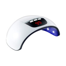 45W UV LED Nail Lamp with Timer, Smart Sensor Gel Nail Dryer for Manicure Pedicure, White
