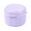 Denture Cleaning Case with Strainer, Retainer Storage Box, Double Layer Soaking Container Purple 1