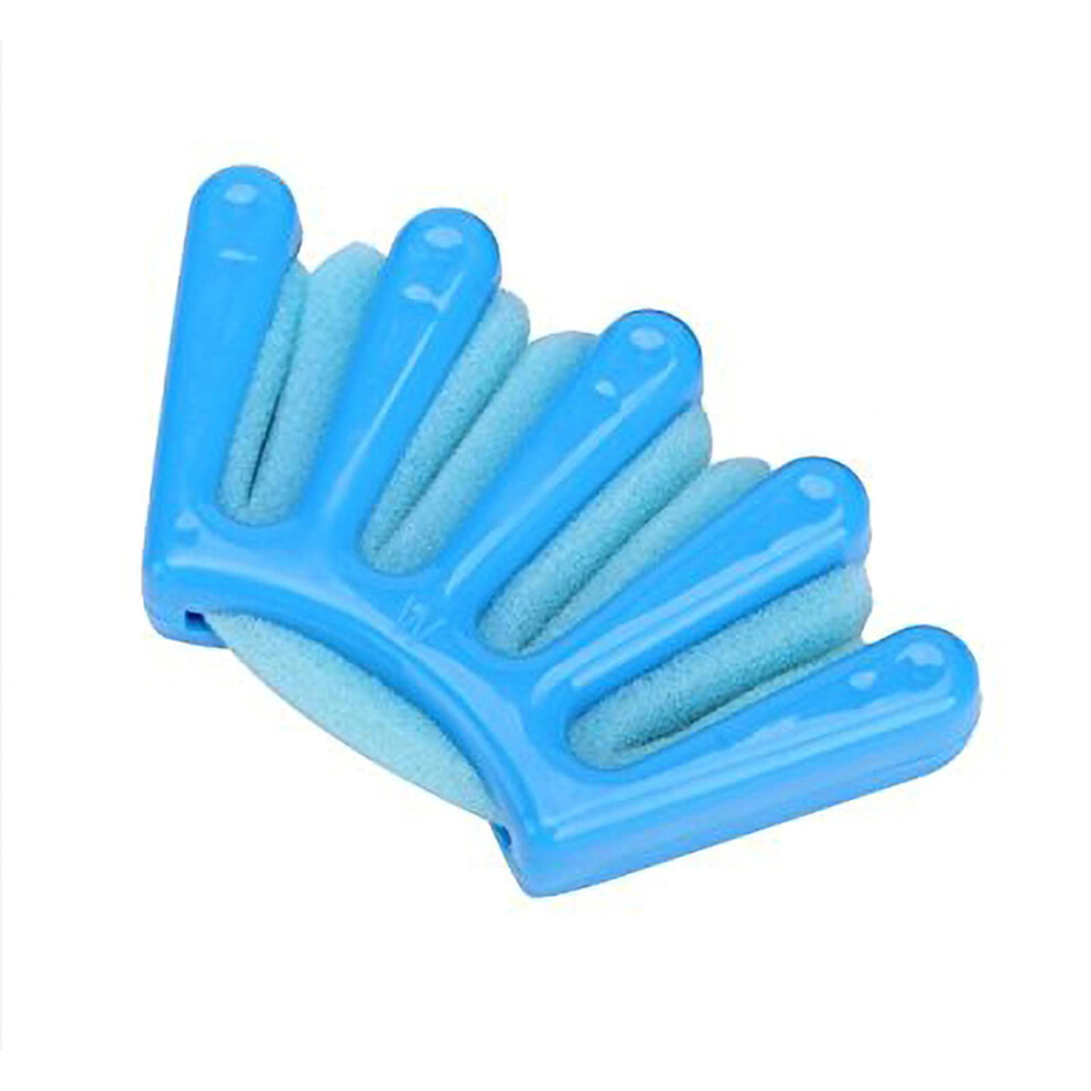 Unisex Blue Hair Braiding Tool With Hairfriendly Sponge Core, Diy French Twist Styler For Secure Grip Â
