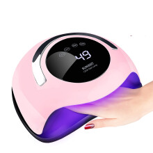 120W UV LED Nail Lamp with LCD Touchscreen, Smart Sensor, Fast Curing for Manicure and Pedicure