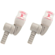 Hydration Bladder Bite Valve with Dust Cover, 2Pcs Silicone Replacement for Cycling Sports, Pink
