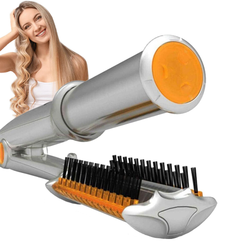2 in 1 Hair Straightener and Curler with Instant Heat, AntiFrizz, 3 Heat Settings, Dual Voltage