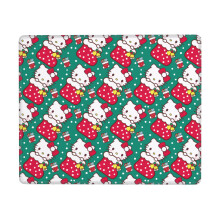 Hello Kitty liukumaton kuminen hiirimatto, neliönmuotoinen, vedenpitävä pöytäalusta, sopii työpöydän koristeluun, työpöydän