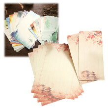 Cute Retro Envelopes Kawaii Stationery Set, Writing Paper & Envelopes for Kids 8-12, Arts Crafts, Office, Halloween, Compatible with DIY Projects