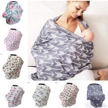 Car Seat Covers for Babies, Nursing Covers Compatible with Breastfeeding Scarf, Infant Carseat Canopy, Stretchy Soft Breathable Multi-Use Cover