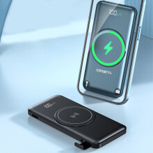 Mágneses vezeték nélküli külső akkumulátor, 900000mAh, hordozható, biztonságos töltő, gyors töltés