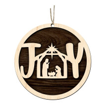 Weihnachtsbaumschmuck, hängender Ornament, Krippe, Weihnachtsszene aus Holz, 3D-Weihnachtsdekoration für Zuhause, Wandbehang, Weihnachtsgeschenke,