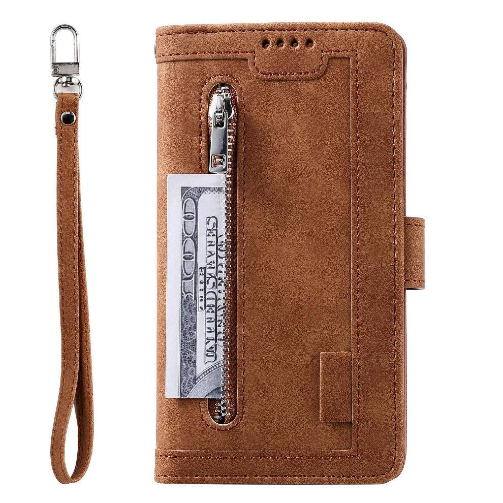 Flip Case For Compatible With Iphone 12/12 Pro Lanyard Wallet Pu Leather Kickstand 9 Card Slots 9773935422087