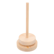 1Pc Wooden Thread Holder Yarn Ball Rack Rotatable Yarn Storage Holder for Home