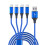 Cable cargador USB universal de 3/4/5 puertos con conector tipo C 1