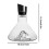 Κρυστάλλινο ποτήρι Iceberg Wine Decanter για κόκκινο κρασί, γρήγορο φίλτρο, διανομέας 3