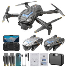 Viflosae FPV Drone with 3 Cameras, Wind Resistance, Headless Mode, Gesture Control - Compatible with RC Beginners & Adults