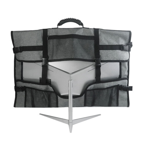 Monitortasche, Schutzhülle für Monitore, Computer-Monitortasche mit Fächern, Schwarz 2