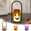 Κεριά Djunllk Halloween χωρίς φλόγα, κεριά LED με μπαταρία, ηλεκτρικά ψεύτικα κεριά για 6