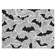Couverture d'Halloween à motifs de chauves-souris, décoration en polaire corail, linge de lit pour chambre, courtepointe pour canapé