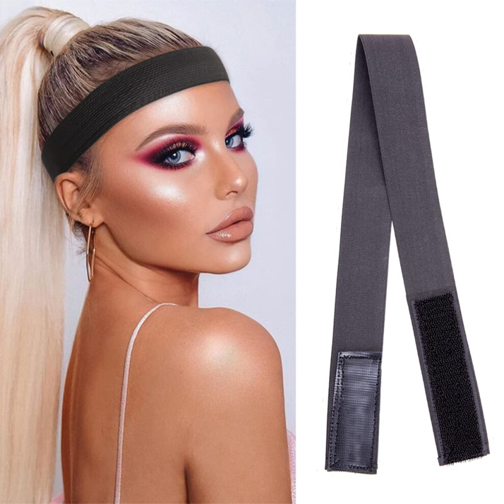 Unisex 4 Pcs Lace Melt Band And Wig Elastic Band For Lace Wigs, Adjustable Fit For Secure Hairline