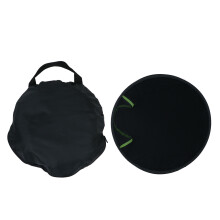 2Pcs Black Folding Drying Net Accessory with Zippered Mesh Layers