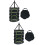 2Pcs Black Folding Drying Net Accessory with Zippered Mesh Layers 8