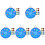 5Sets Kinder Spielzeug Doppelseitiges Goo Ball Board Wurfplatte 3