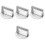 4Pcs Smasher Tool Round Patty Mold Kitchen Press Silver 3