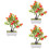 3 kunstbonsai granatapfelbaum mit topf, tischdekoration 8