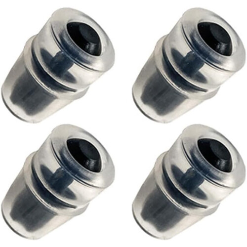 4Pack Hydration Pack Bite Valve Sleeves Replacement Soft Silicone Mouthpiece Universal Fit Black 1