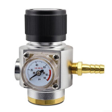 CO2 Regulator 090 PSI with Gauge Stainless Steel Charger Kit for Kegerator Beer and Soda